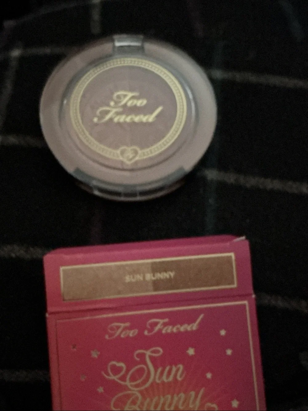 Too Faced Sun Bunny Blushing Bronzer - Deep Pink & Gold Accents